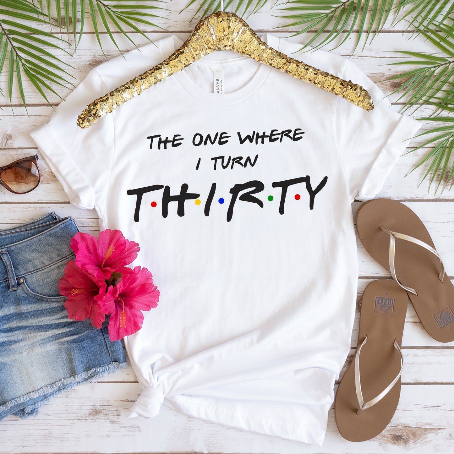Friends theme birthday tshirt