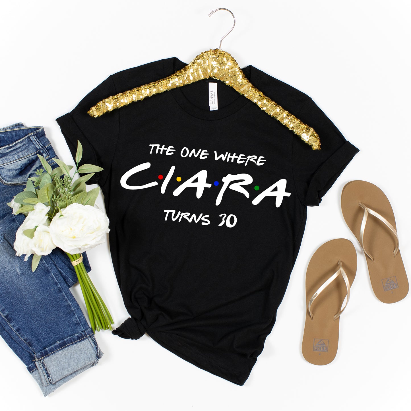 Friends theme birthday tshirt