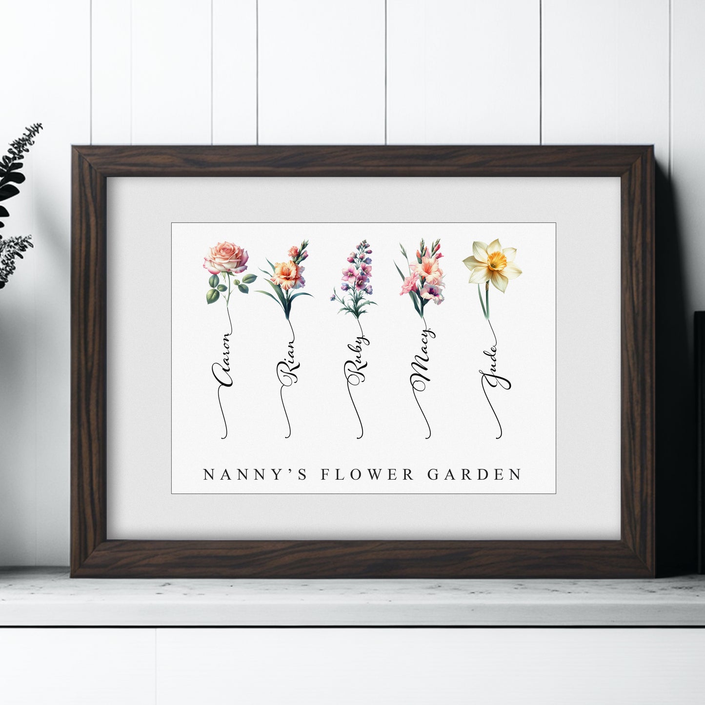 Birthday Flower Print