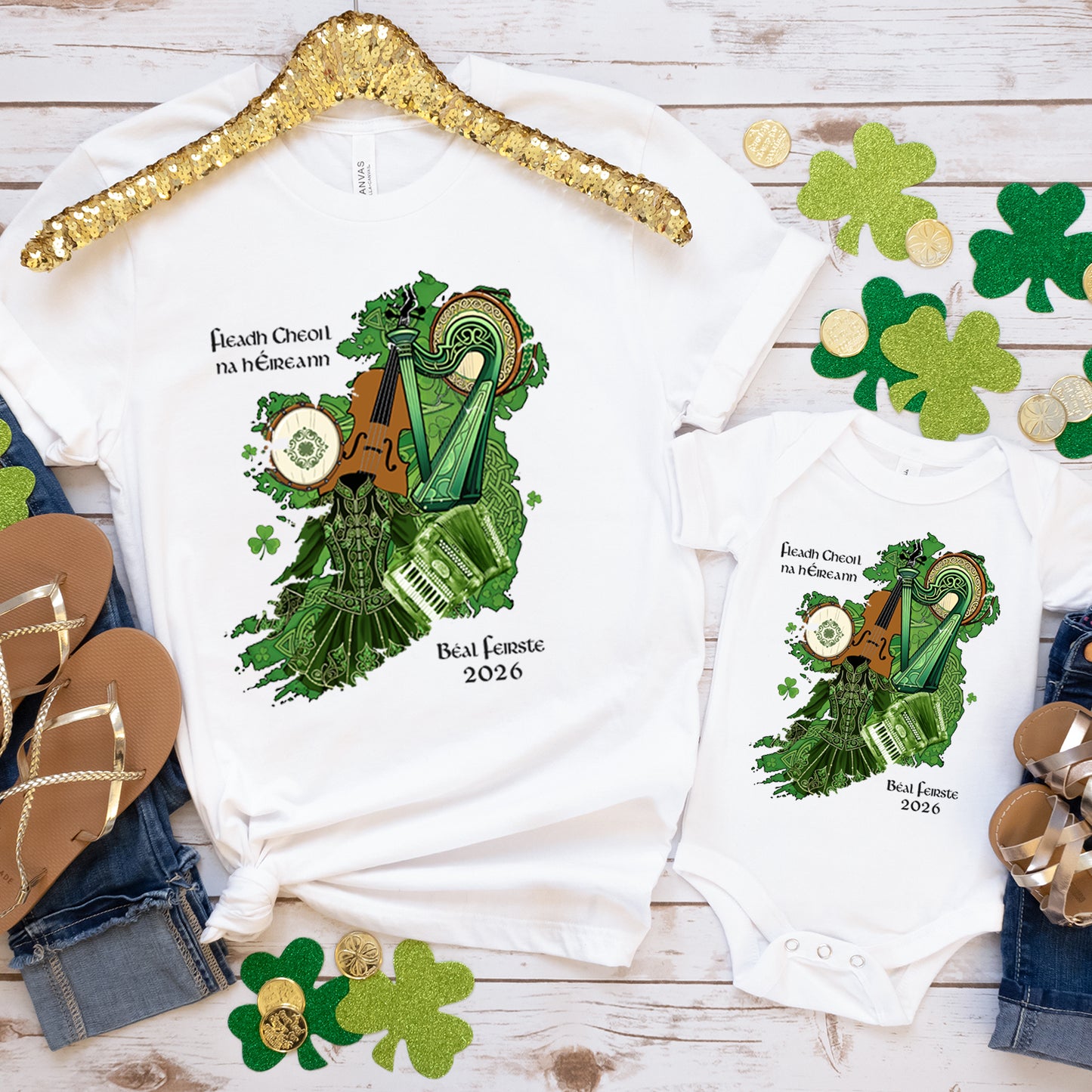 Fleadh Cheoil na hEireann Belfast 2026 Ireland tshirts